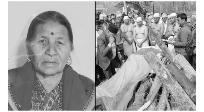 सामाजिक तथा राजनीतिक ब्यक्तित्व जिसिलाई मातृशोक