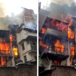 काठमाडौंको मखनटोलमा आगलागी, एक जनाको मृत्यु