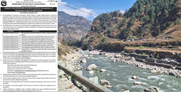 कालीगण्डकी नदी सुकाएर विद्युतको चलखेल