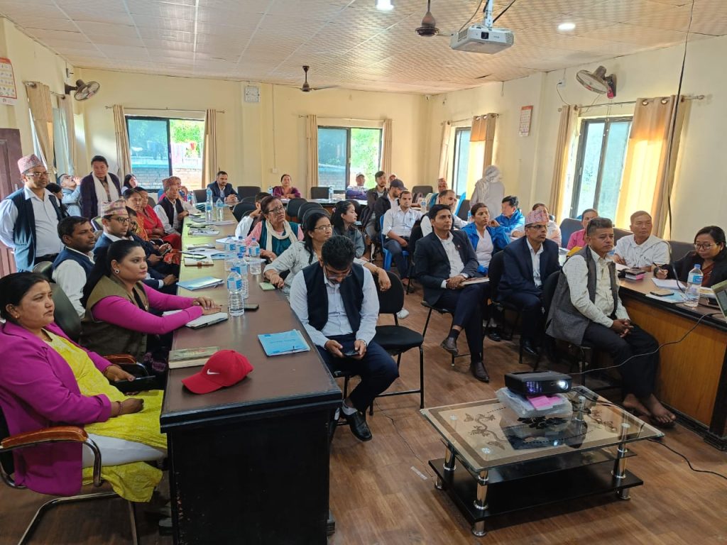 न्यायिक सीमाबाट विवाद समाधानसम्बन्धी एक दिने प्रशिक्षण बेनीमा सम्पन्न